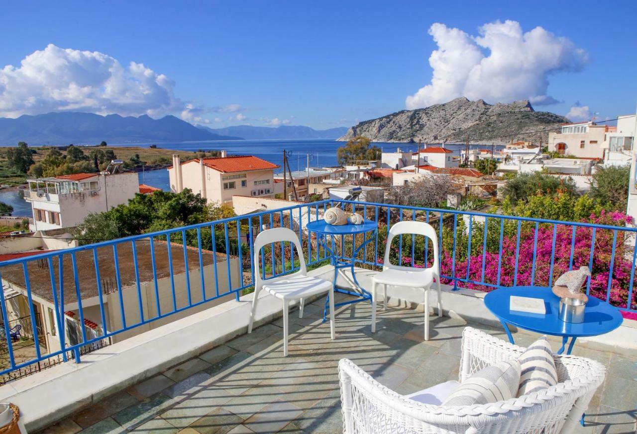 Aeginia 1- Breathtaking Sea View House In Perdika Villa Екстериор снимка